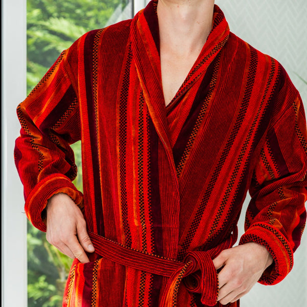 Bown Of London Luxurious Egyptian Cotton Velour Bathrobe Dressing