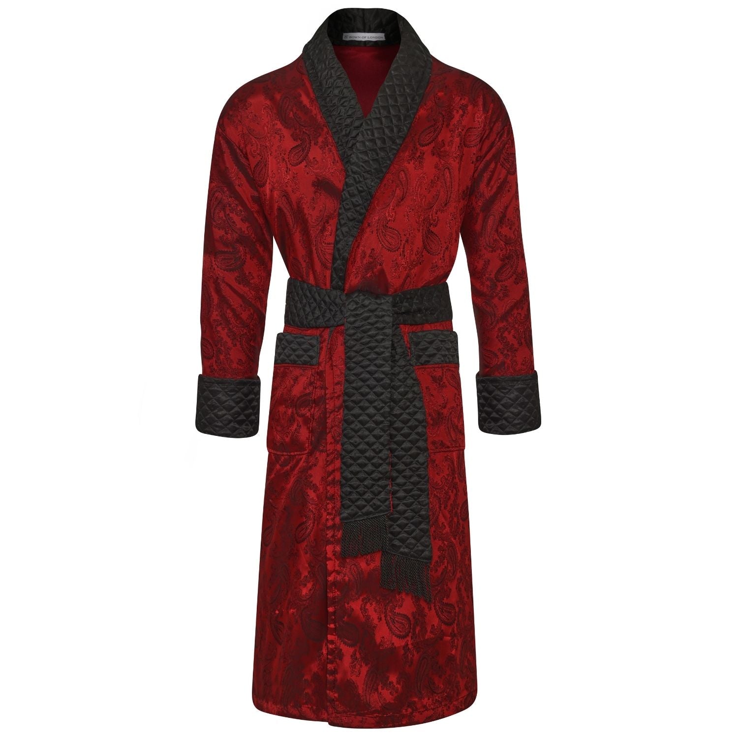 Gable Mens Long Smoking Jacket | Bown of London – Bown of London USA