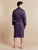 Lightweight Men's Bathrobe model photo back - Berkley | Bown of London