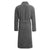 Europa Gray Unisex Bathrobe - Back | Bown of London