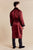 Gable Mens Long Smoking Jacket - Model Back | Bown of London