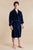 Salcombe Men's Bathrobe - Model Front | Bown of London